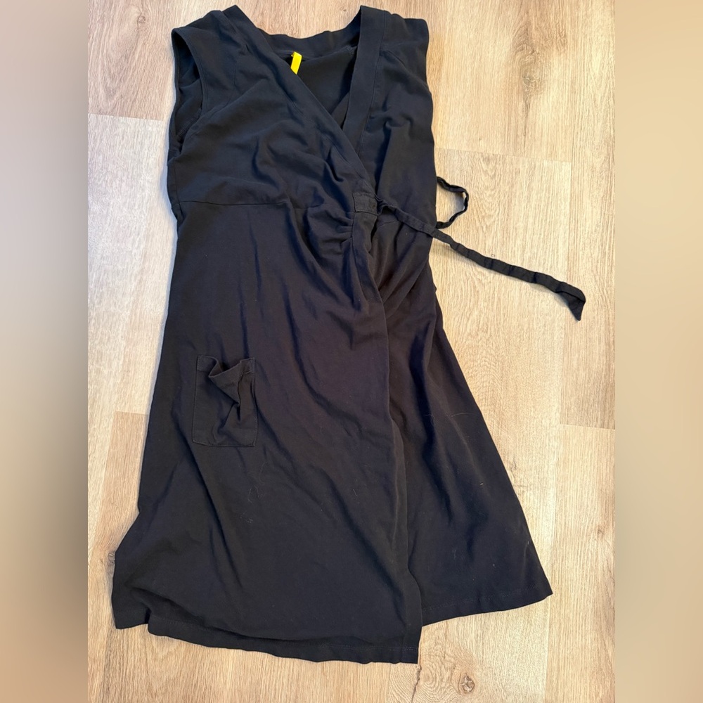 Lole Black Wrap dress size Small GUC